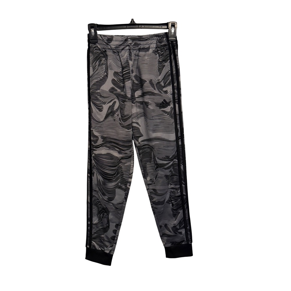 Adidas Women's Joggers Pants Black‎ Gray Camo Print Size Medium
